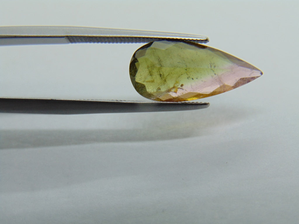 3.44ct Tourmaline Bicolor 17x8mm