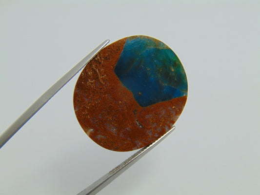22.20ct Jasper with Apatite 28x25mm