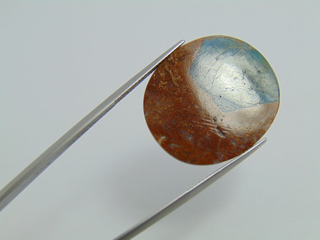 22.20ct Jasper with Apatite 28x25mm