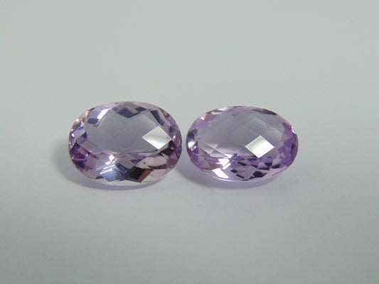 28.30ct Amethyst Pair 18x14mm