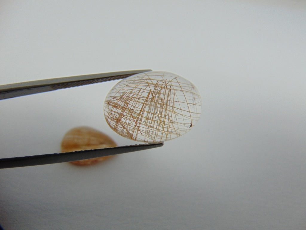 22ct Rutile Red Cabochon 15x12mm 19x14mm