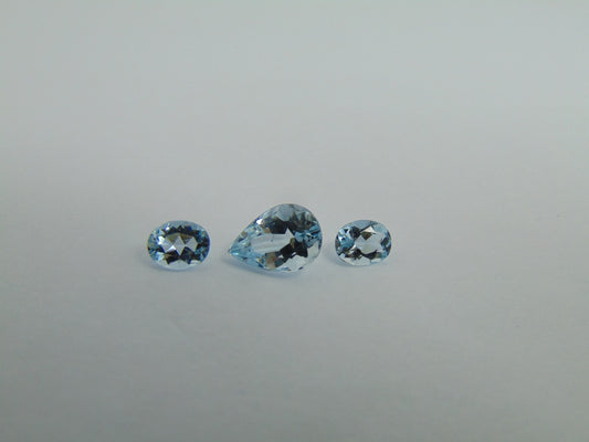 2.50cts Aquamarine (Set)