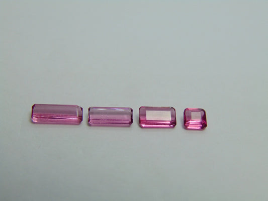 2.45ct Tourmaline Pink 10x4mm 9x4mm 7x4mm 4mm