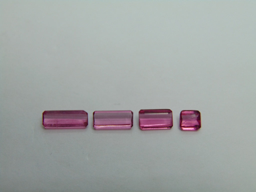 2.45ct Tourmaline Pink 10x4mm 9x4mm 7x4mm 4mm