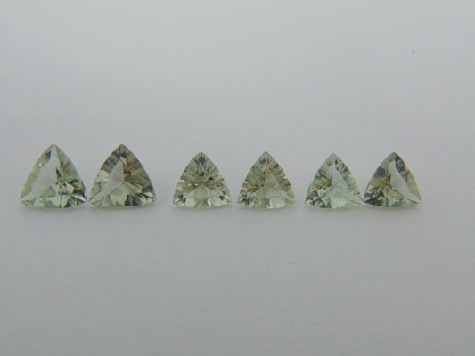 9.40cts Prasiolite (Pairs)