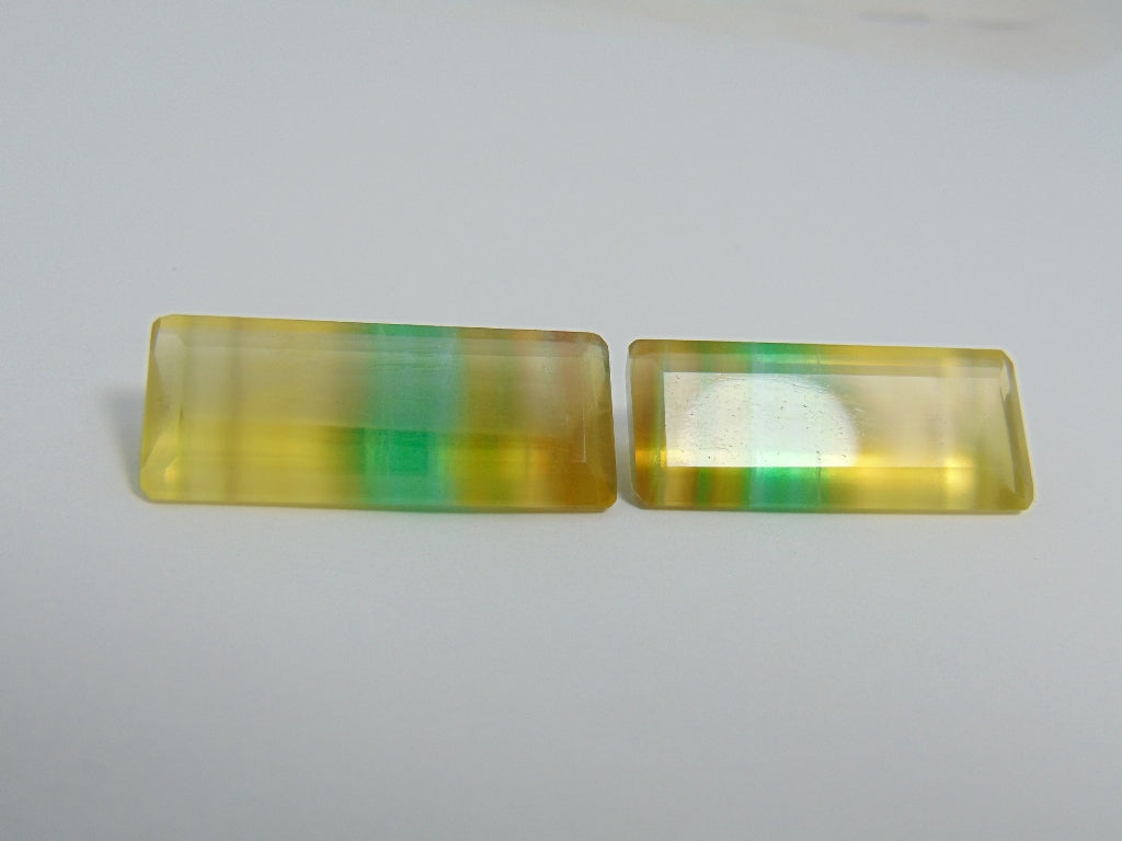 86.20cts Fluorite (Pair)