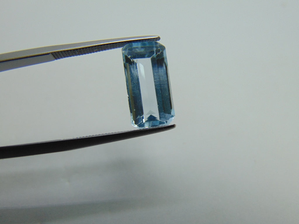 6.60ct Topaz Natural Blue 14x7mm