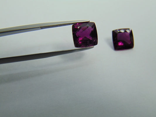 6.49ct Tourmaline Pair 9mm
