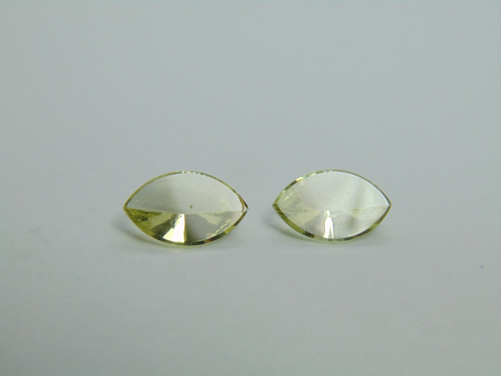 4.60ct Beryl Green Pair 14x9mm