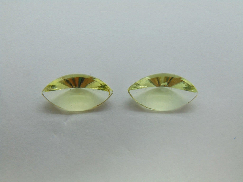4.60ct Beryl Green Pair 14x9mm