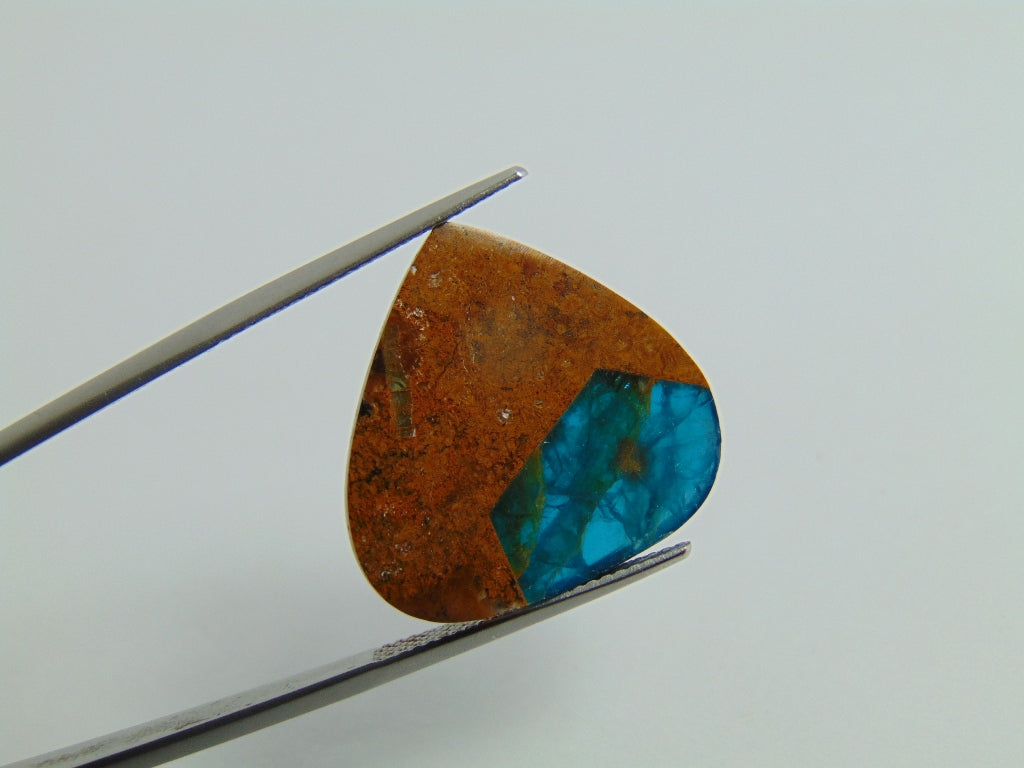 12.10ct Jasper with Apatite 22mm