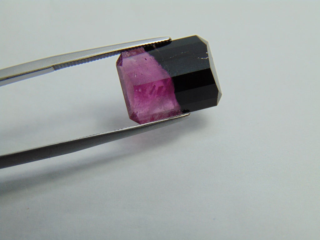 8.60ct Tourmaline bicolor 14x11mm
