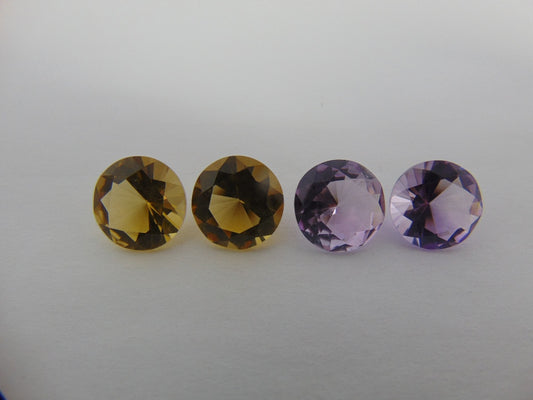 12.40cts Citrine / Amethyst (Calibrated)
