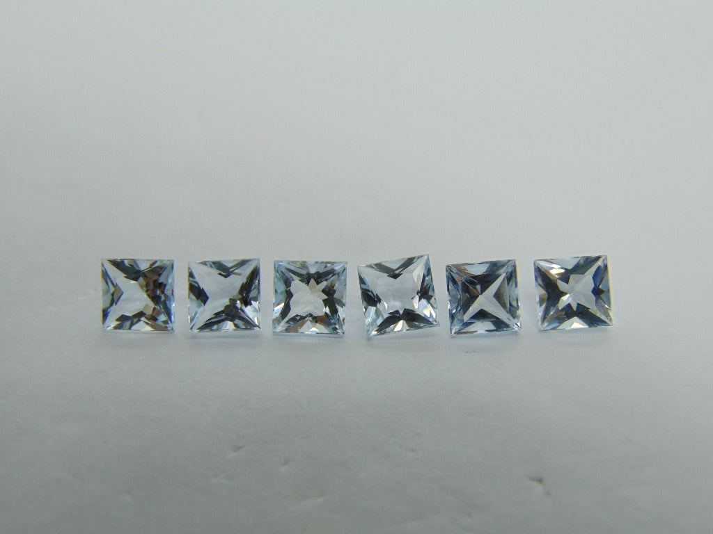 5.55ct Aquamarine Calibrated 6mm