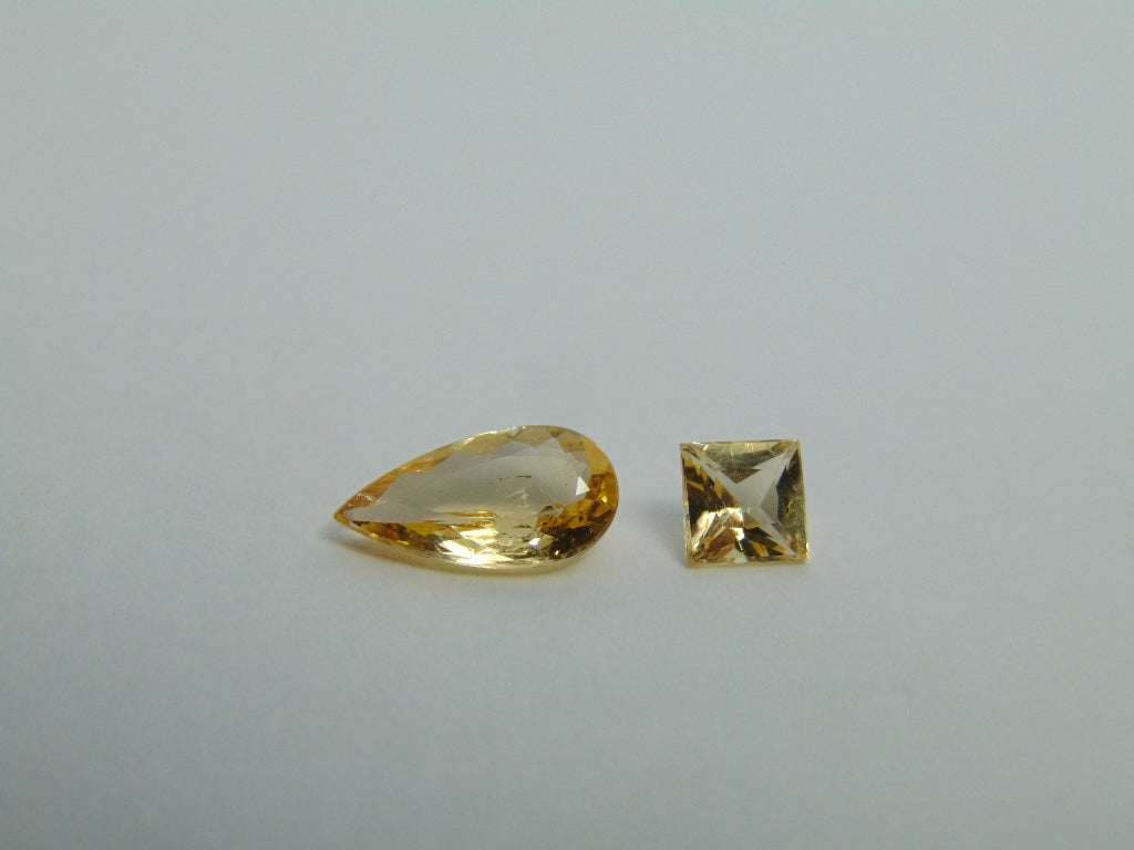 2.48ct Imperial Topaz 11x6mm 5mm