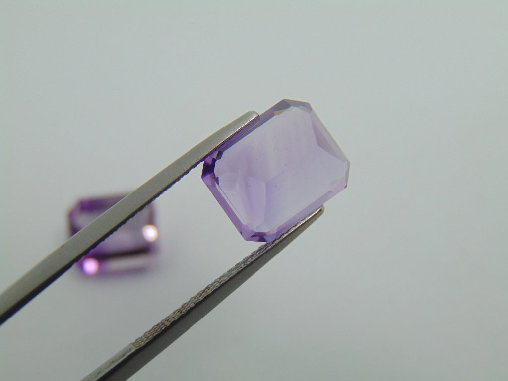 9.30cts Amethyst (Pair)