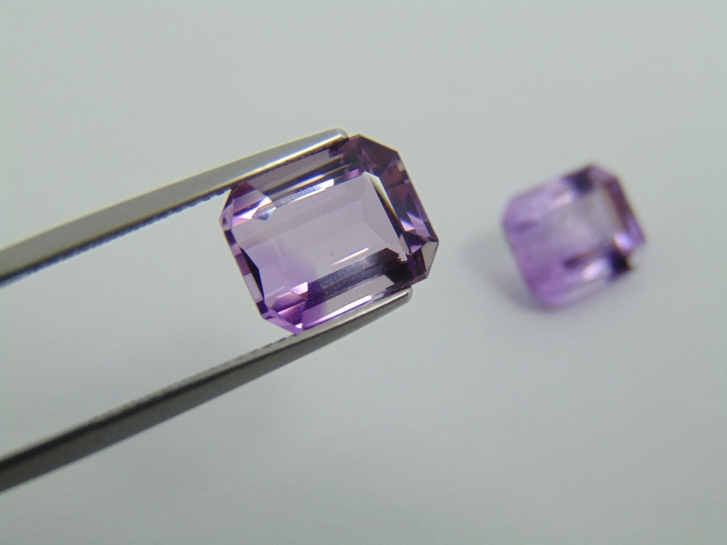 9.30cts Amethyst (Pair)