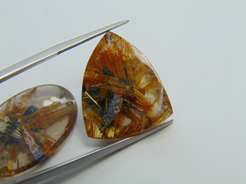 48.80ct Rutile 24x20mm 24x19mm