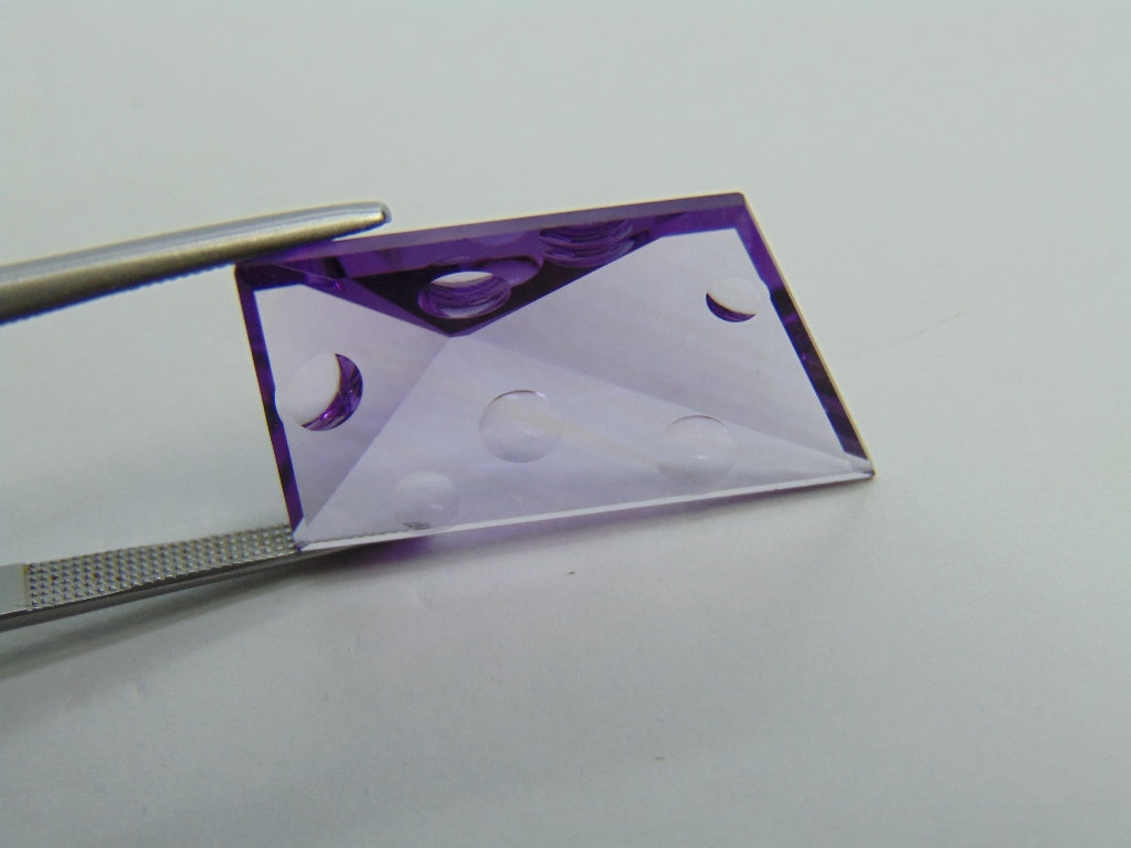 14.70ct Amethyst Bubble 29x15mm