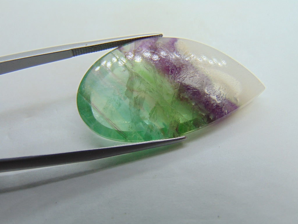 39.80ct Fluorite With Quartz 37x20mm
