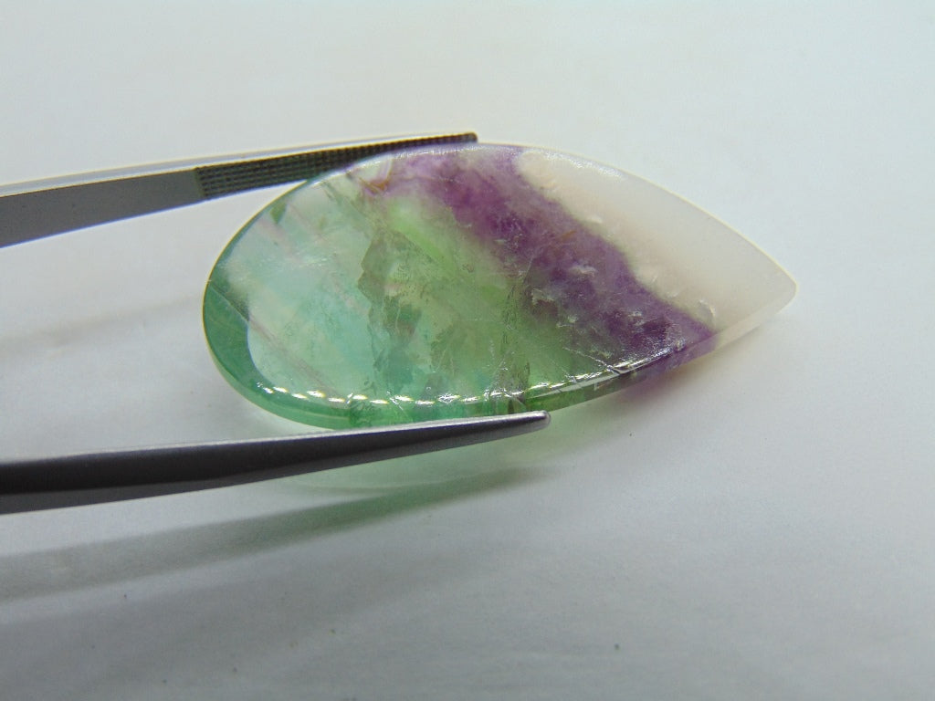 39.80ct Fluorite With Quartz 37x20mm