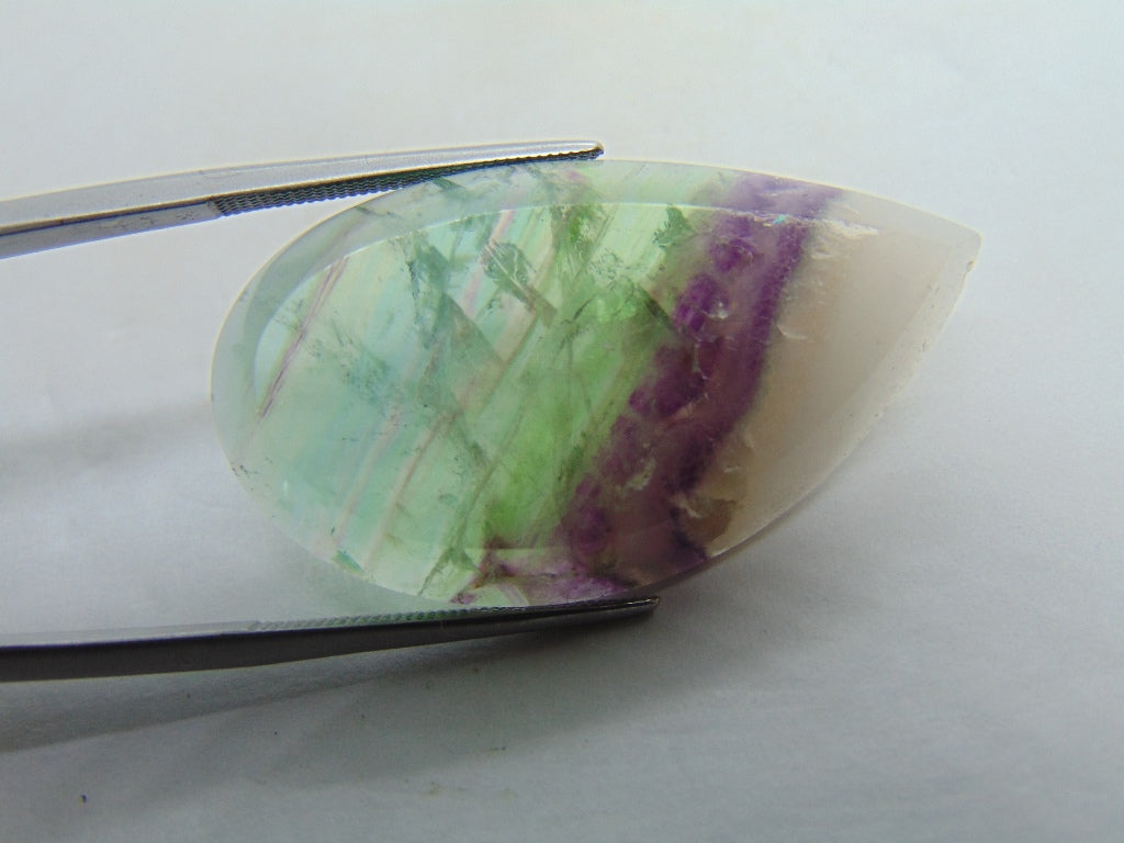 39.80ct Fluorite With Quartz 37x20mm