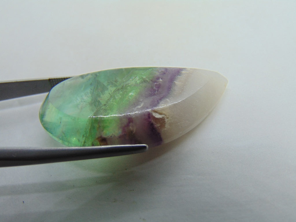 39.80ct Fluorite With Quartz 37x20mm