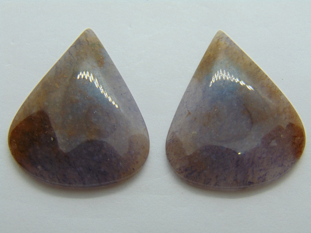 42.20ct Cacoxenite Pair 31x25mm
