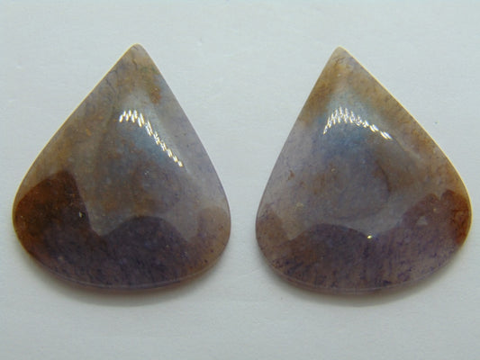 42.20ct Cacoxenite Pair 31x25mm