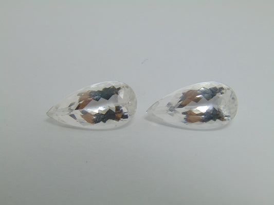 21.70ct Morganite Pair 20x10mm