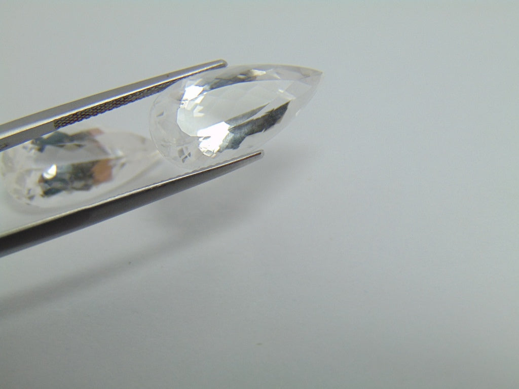 21.70ct Morganite Pair 20x10mm