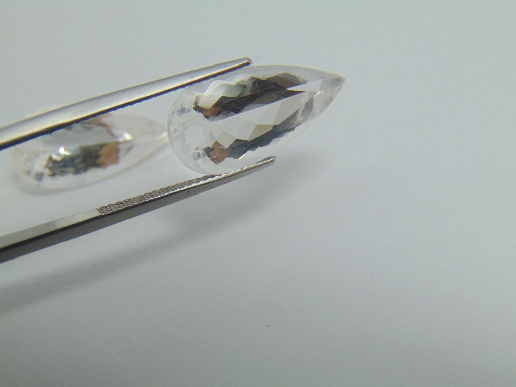 21.70ct Morganite Pair 20x10mm