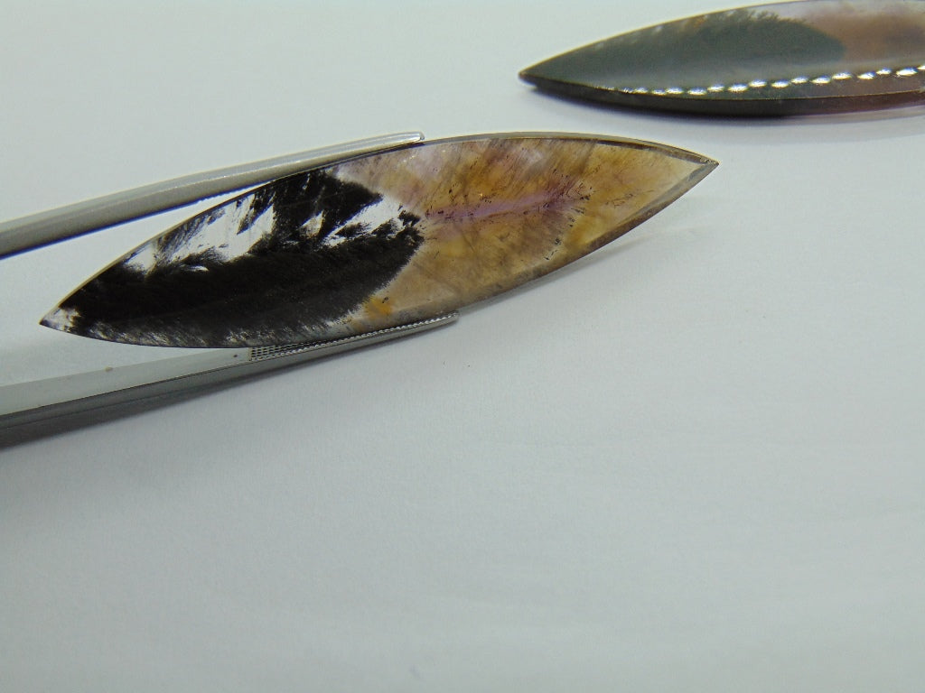 51.75cts Cacoxenite Pair 59x15mm