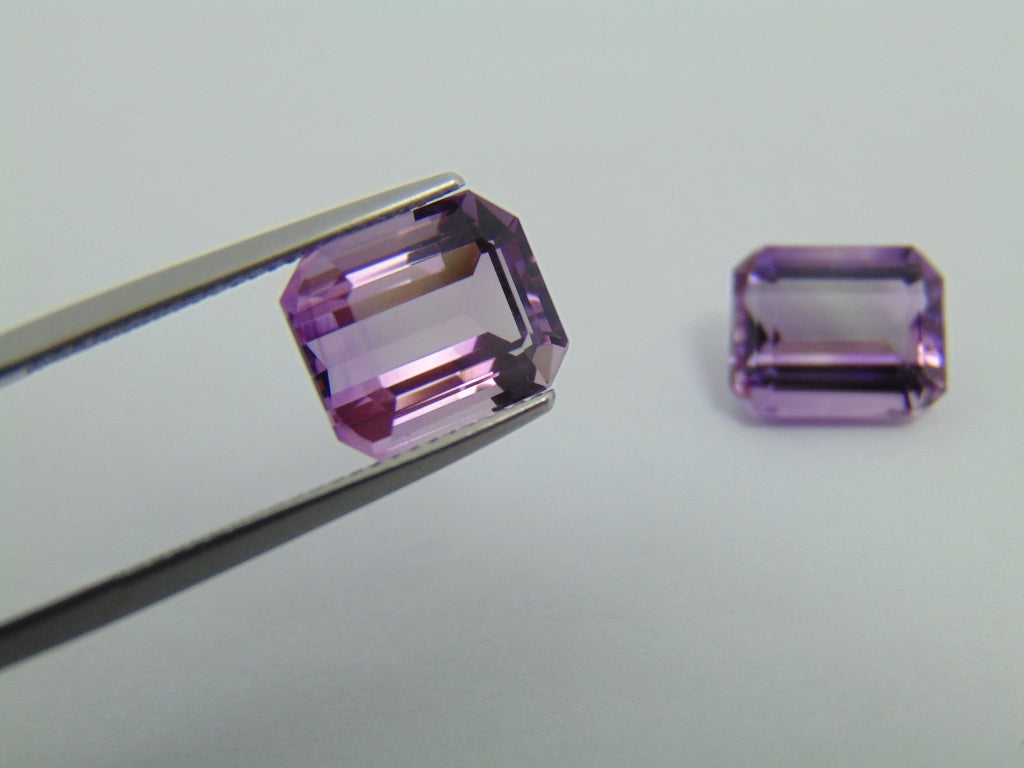 9.15cts Amethyst (Pair)