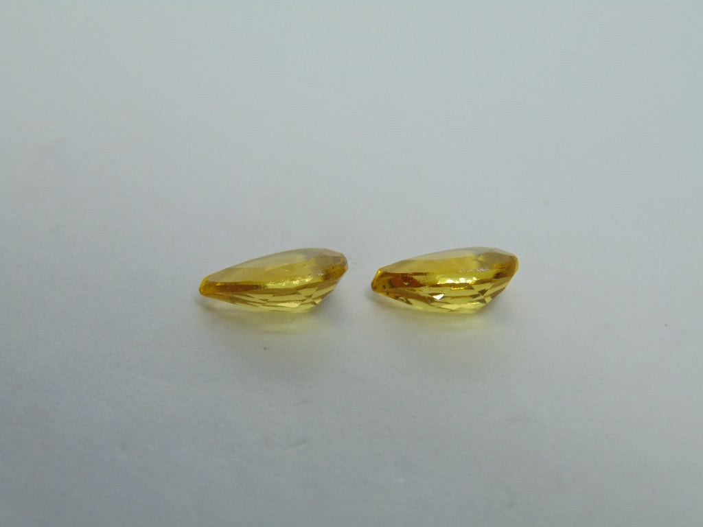 2.12ct Beryl Pair 9x7mm
