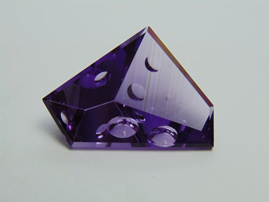 41.10ct Amethyst Bubble 34x24mm