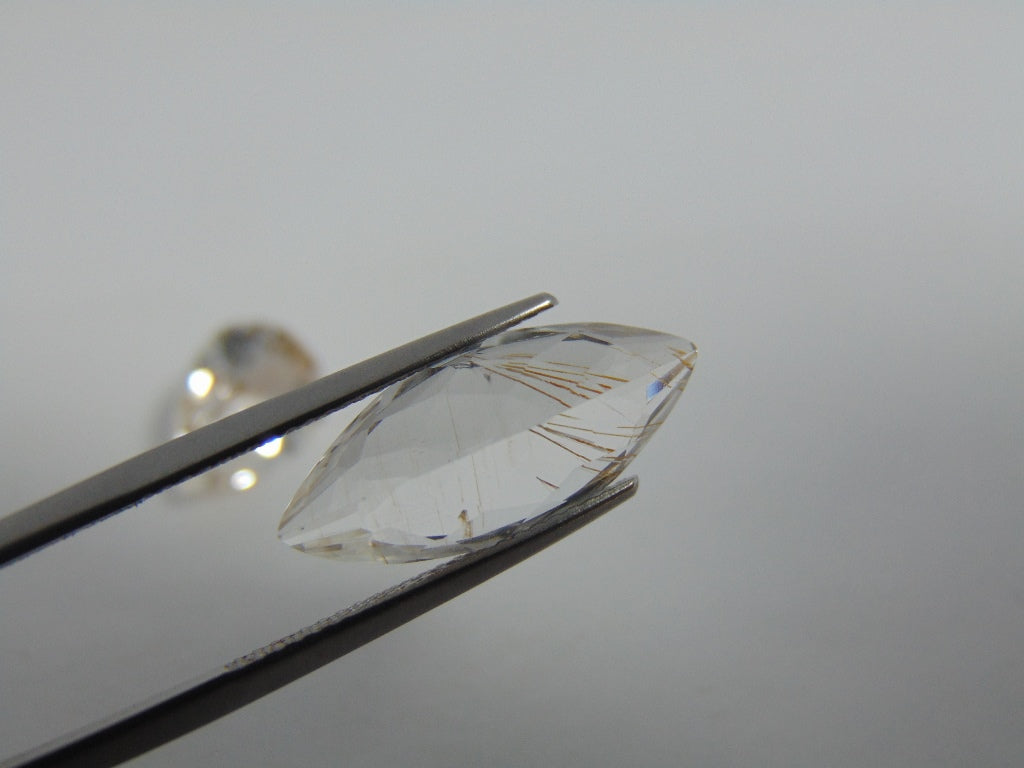 14.60cts Topaz With Golden Rutile