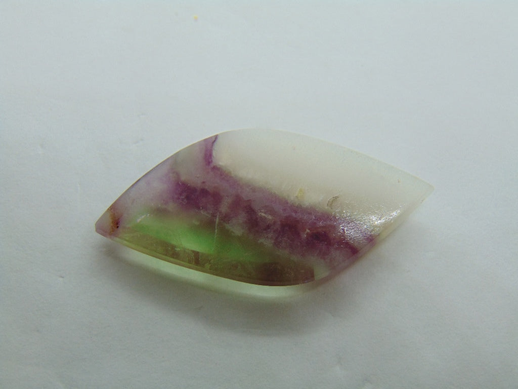 18.40ct Fluorite With Quartz 32x15mm
