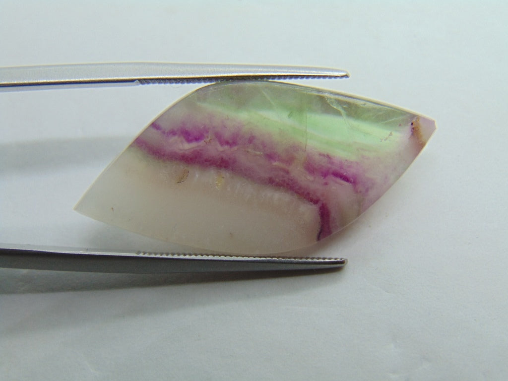 18.40ct Fluorite With Quartz 32x15mm
