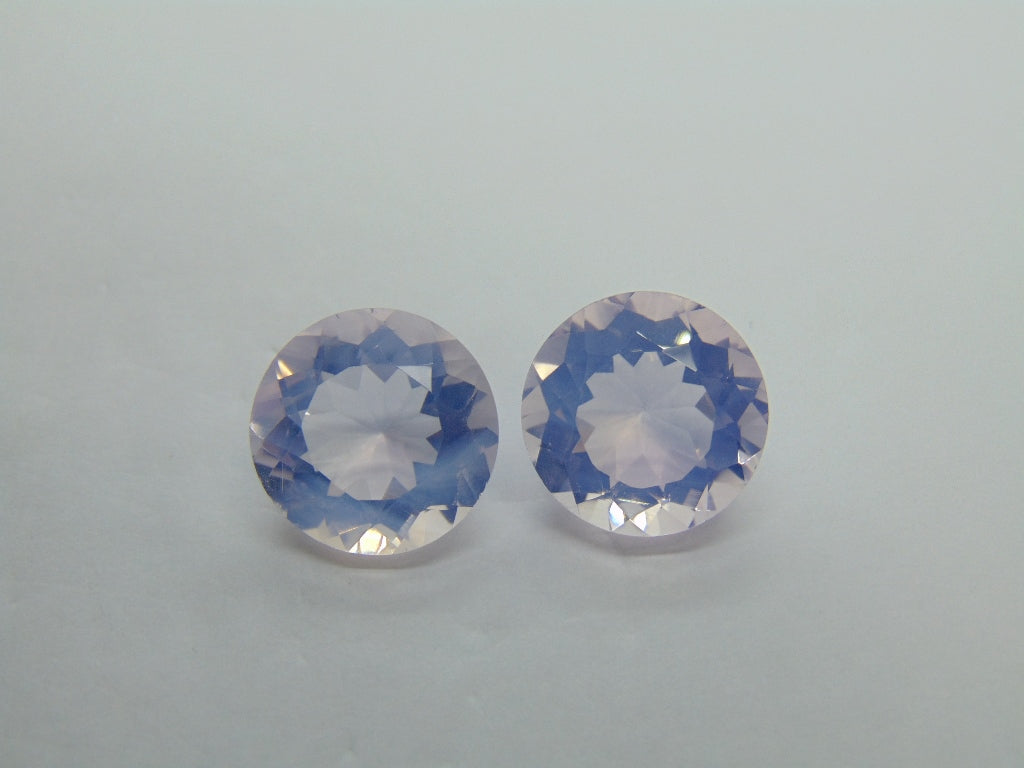 23ct Amethyst Lavender Pair 15mm