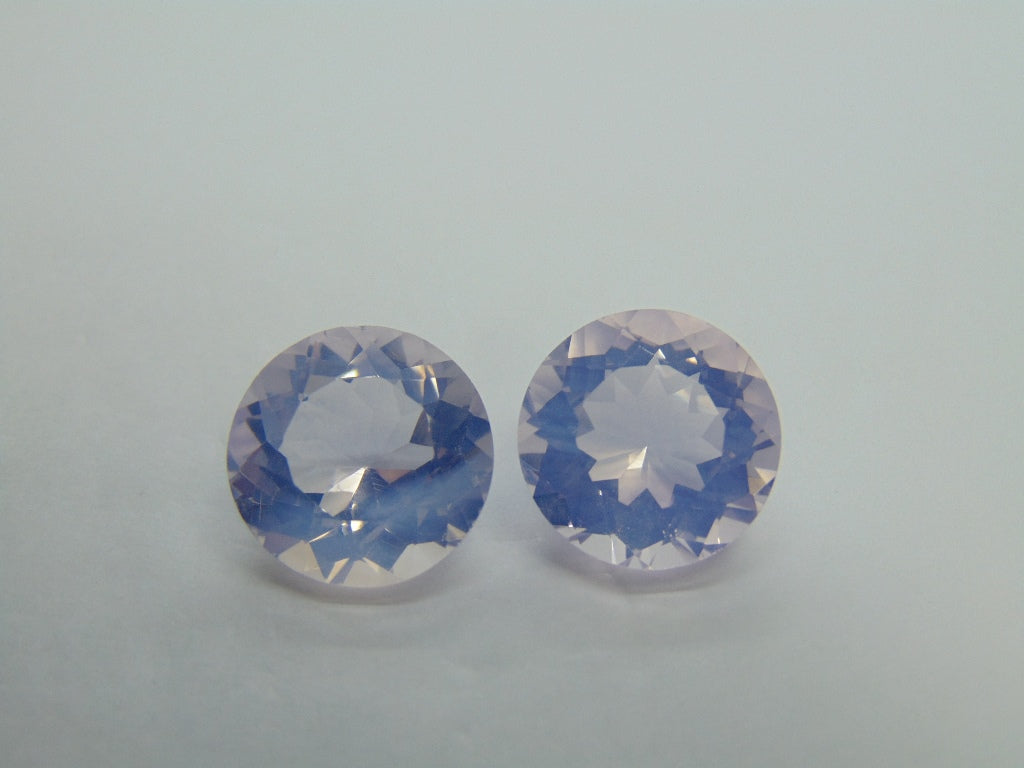 23ct Amethyst Lavender Pair 15mm