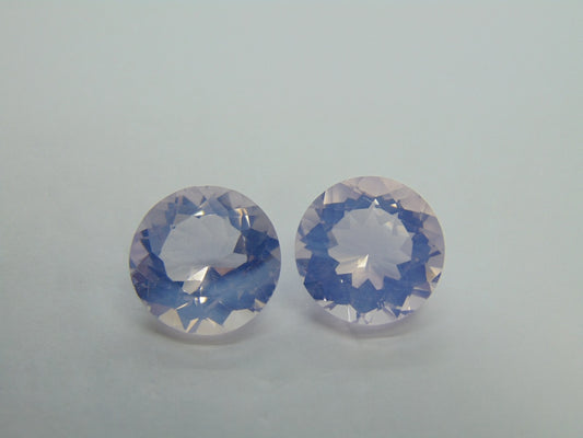 23ct Amethyst Lavender Pair 15mm