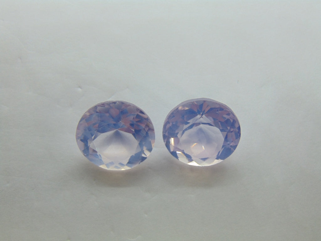 23ct Amethyst Lavender Pair 15mm