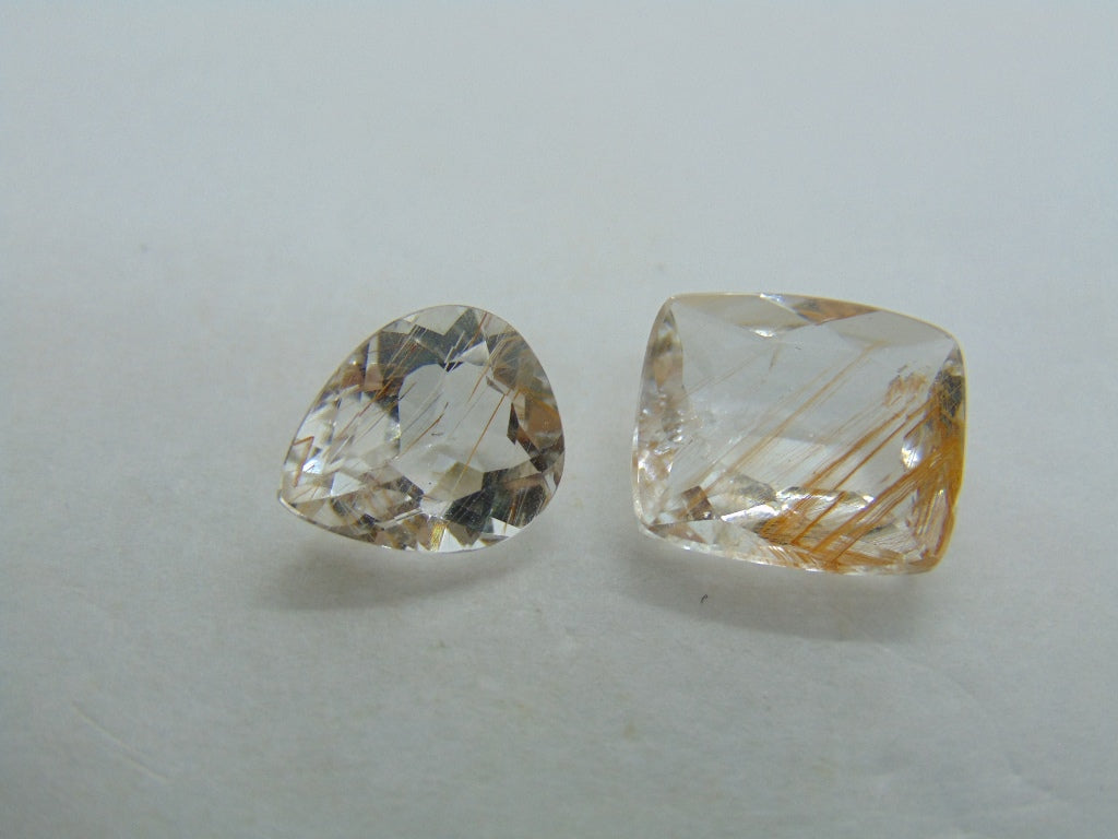 10ct Topaz With Needle 11x9mm 12x11mm