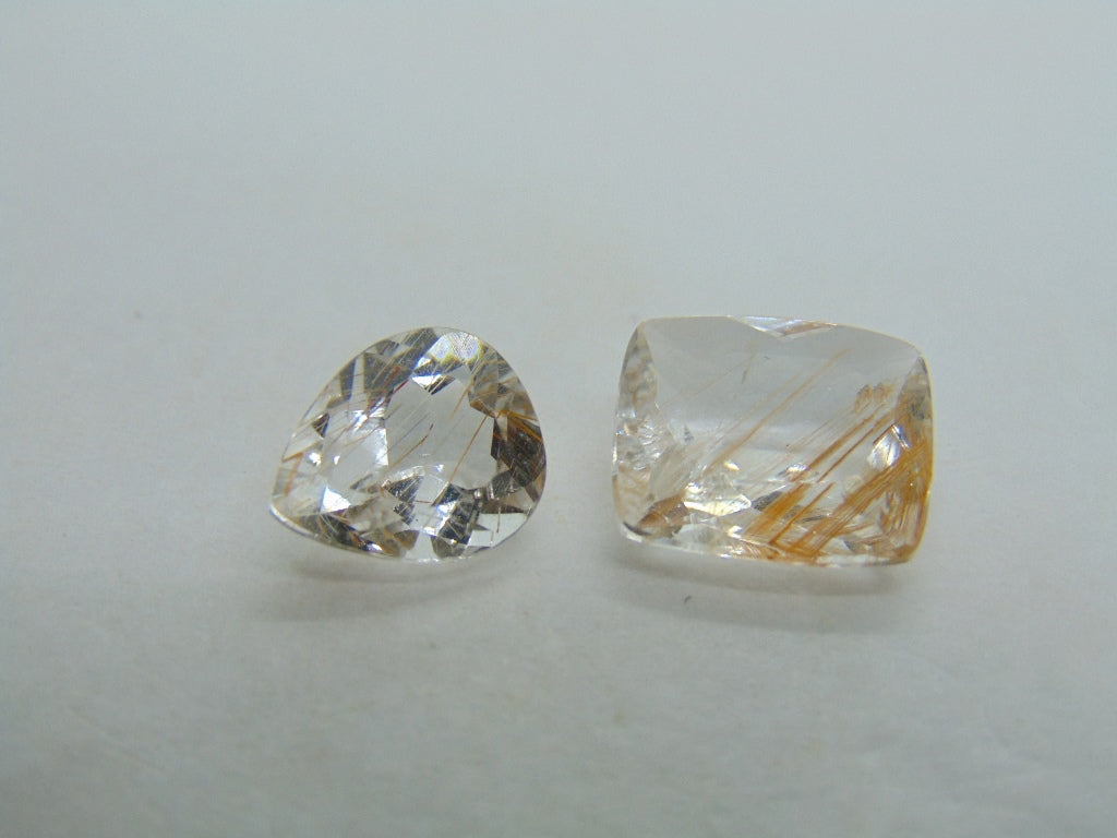 10ct Topaz With Needle 11x9mm 12x11mm