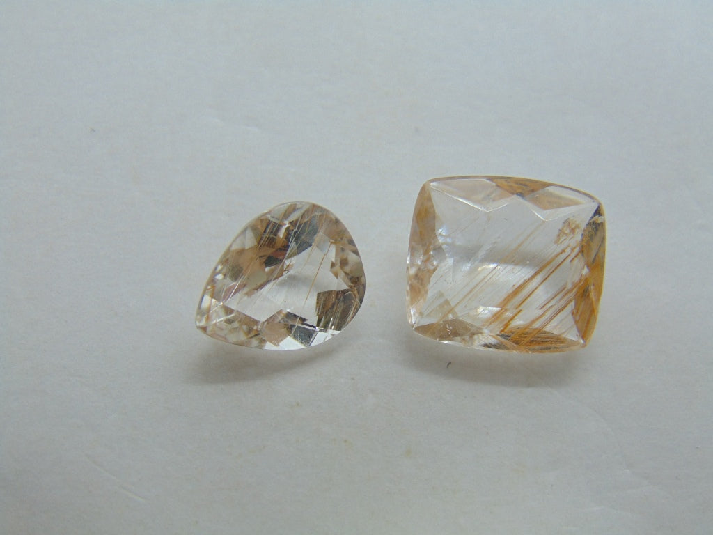 10ct Topaz With Needle 11x9mm 12x11mm