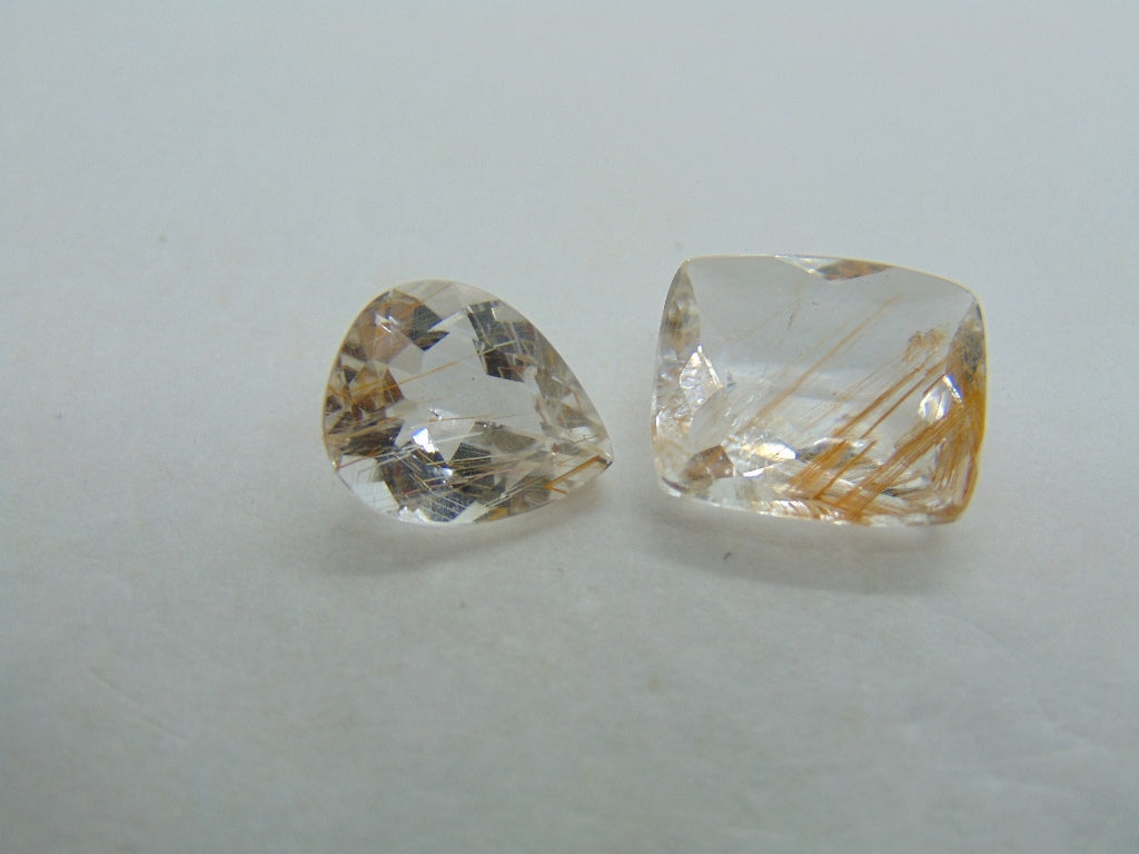 10ct Topaz With Needle 11x9mm 12x11mm