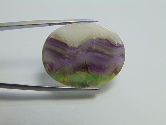 47.60ct Quartz With Fluorite 31x23mm