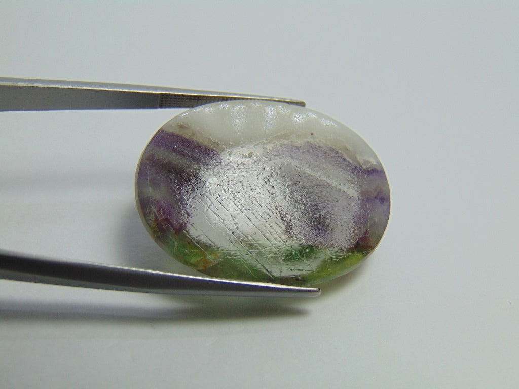47.70ct Quartz With Fluorite 31x23mm
