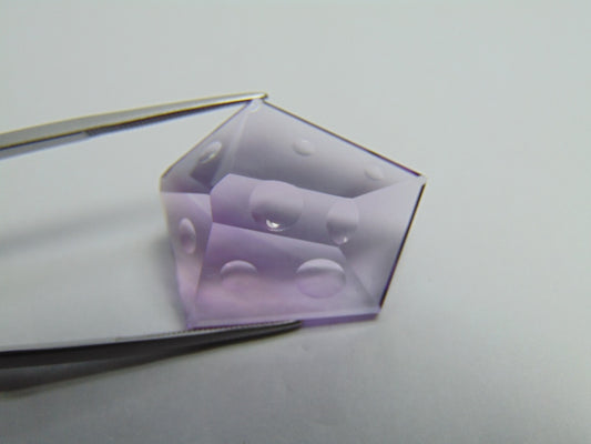 27.60ct Amethyst Bubble 27x24mm
